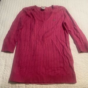 Pink Lacoste Sweater